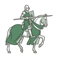 Illustration for Tilting at Windmills I